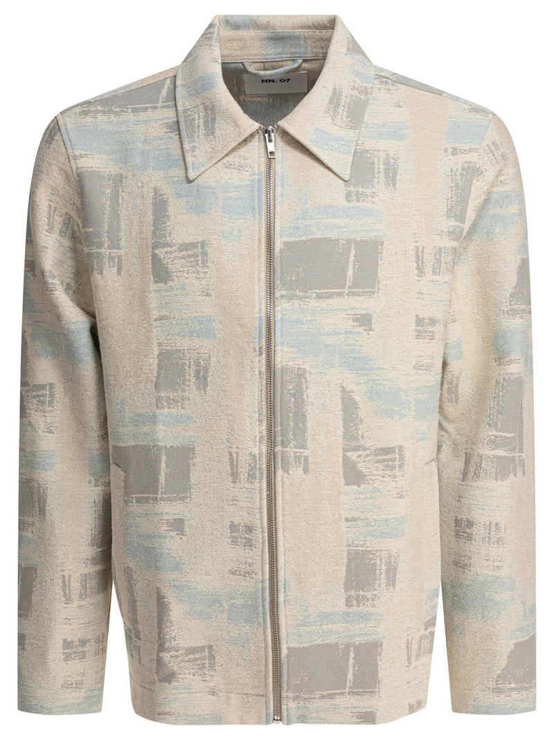 Nn.07 Nn.07 Ivan Welt Pocket Jacket Light Blue Cotton - World Class Fashion