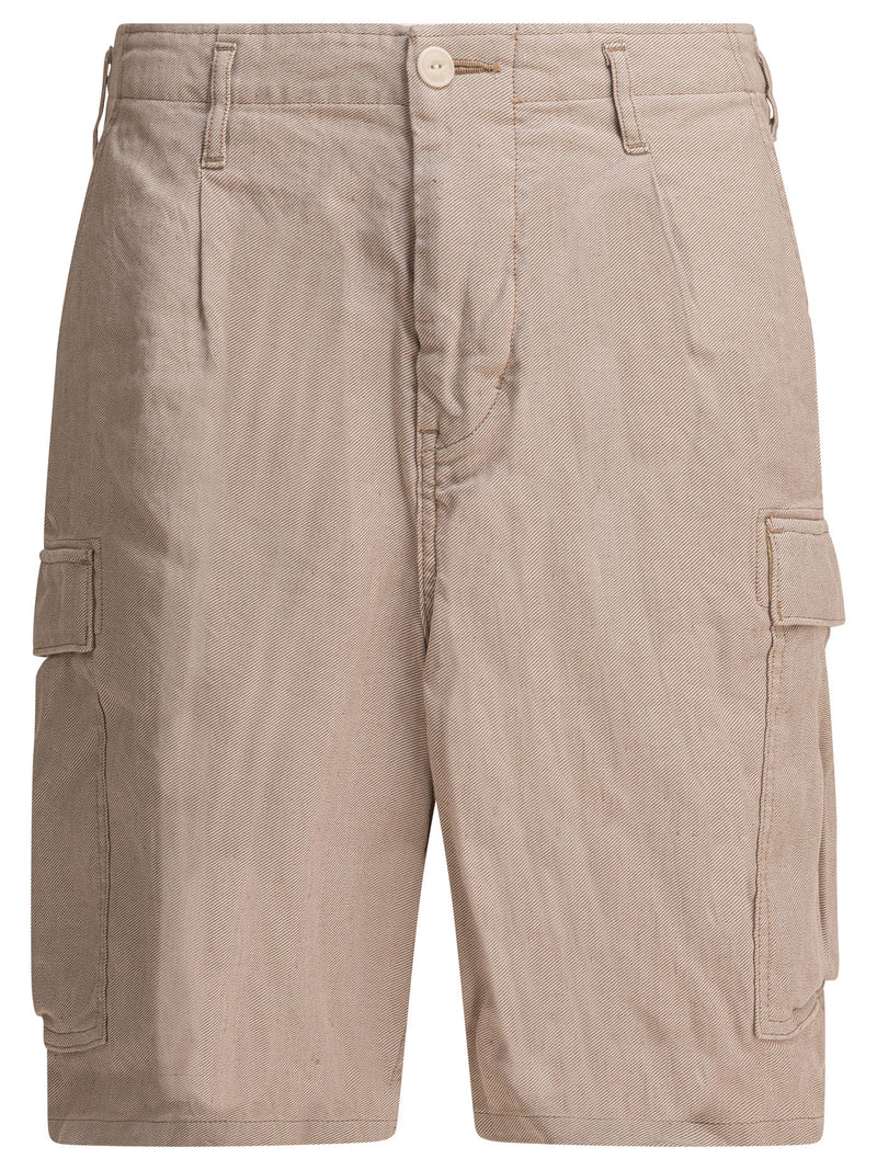 Nonnative Pantalón Cargo Corto de Lino Beige para Hombre Nonnative - World Class Fashion