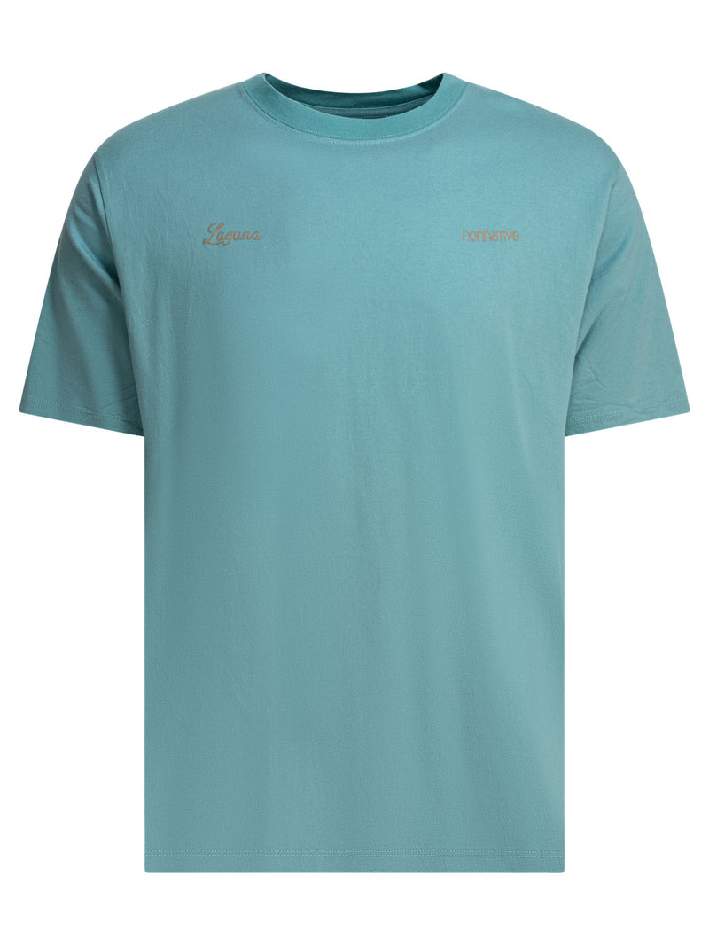 Nonnative Camiseta de cuello redondo de algodón no nativo, azul claro - World Class Fashion