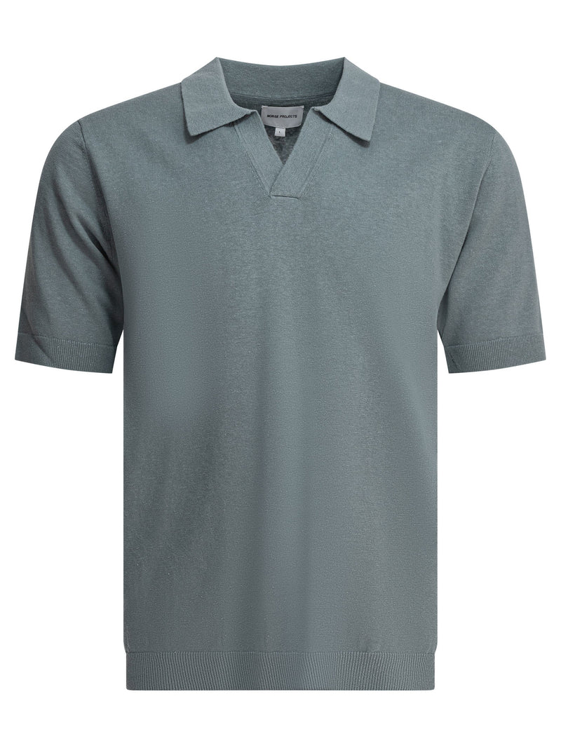 Norse Projects Norse Projects Leif Polo Shirt Blue Men - World Class Fashion