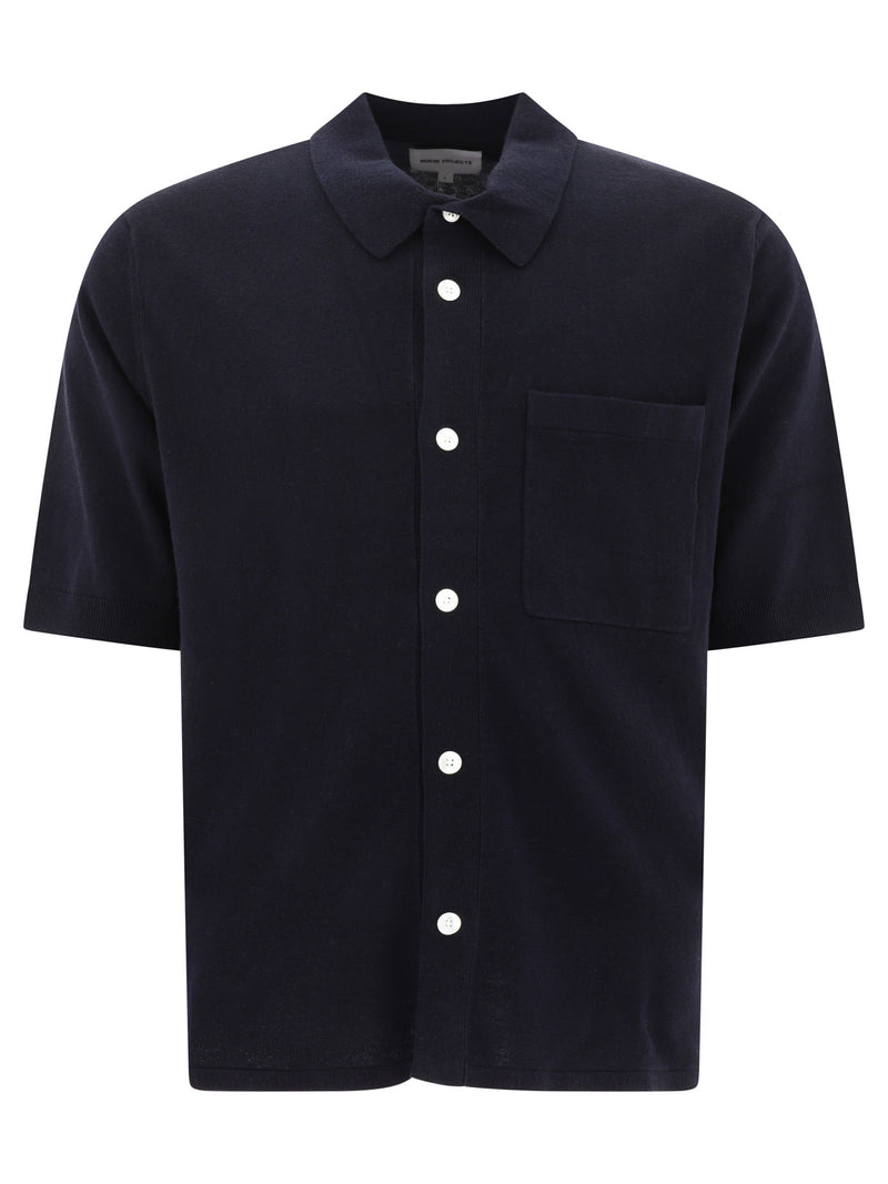 Norse Projects Norse Projects Rollo Shirt Blue - World Class Fashion