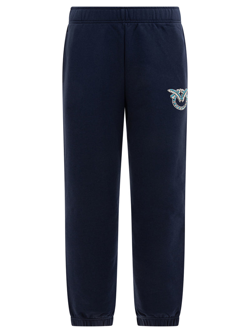 Pinko Pinko Cotton Trousers Blue Women - World Class Fashion