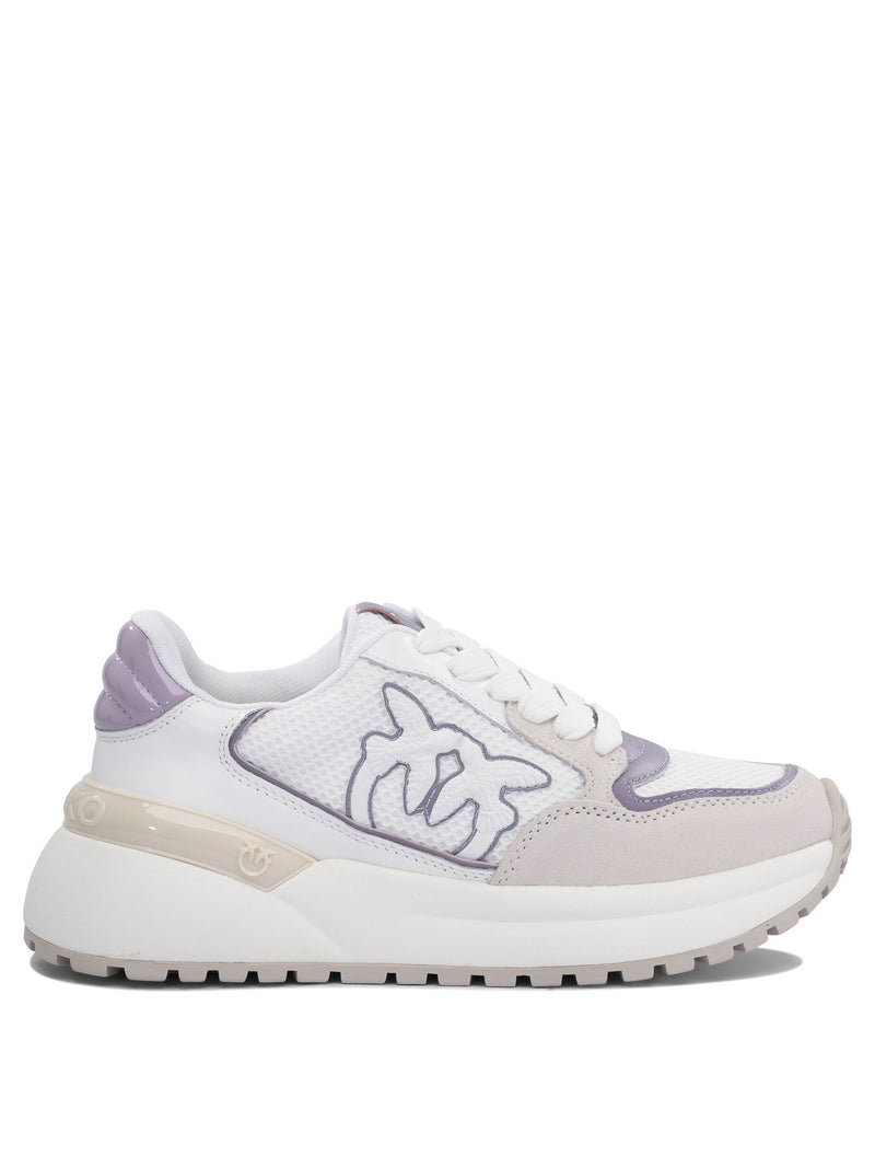 Pinko Pinko SS0055P074ZY4 White Women Sneakers - World Class Fashion