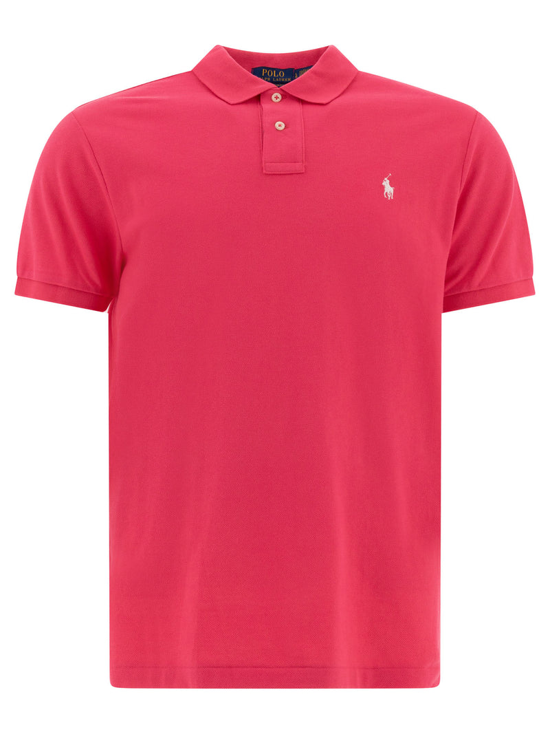Polo Ralph Lauren Polo Ralph Lauren Pique Polo Shirt Pink Men - World Class Fashion