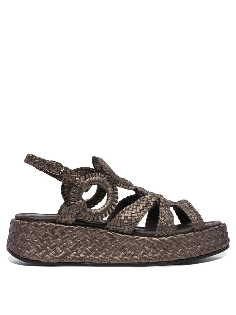 Pons Quintana Pons Quintana Leather Sandals Brown Women - World Class Fashion