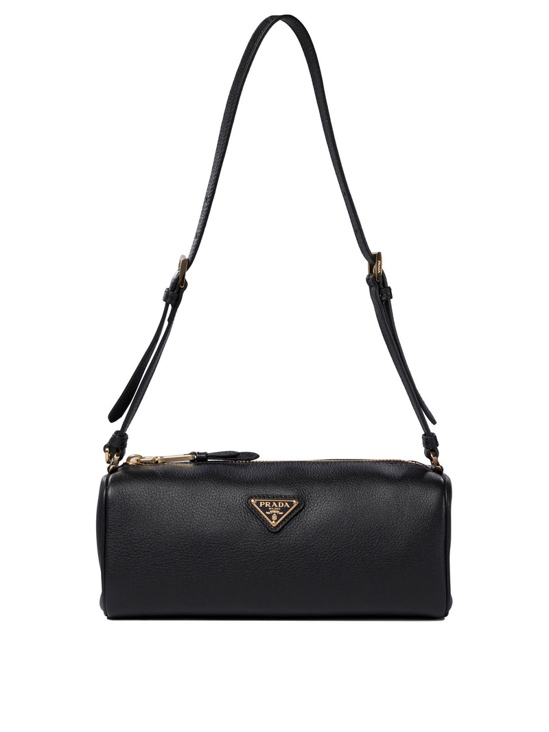 Prada Bolso de hombro Prada Bowling negro para mujer - World Class Fashion