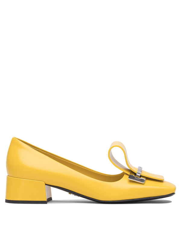 Prada Brushed Leather Pumps 35 Mm