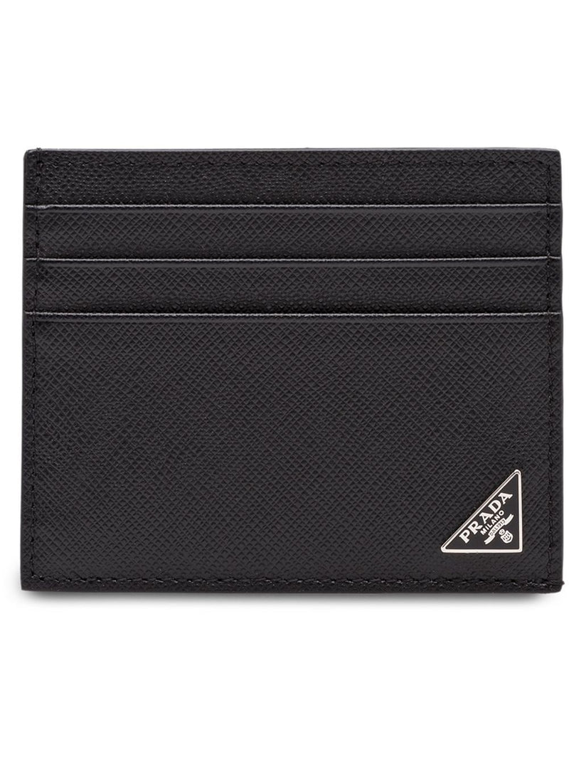 Prada Tarjetero Prada Saffiano Negro Hombre - World Class Fashion