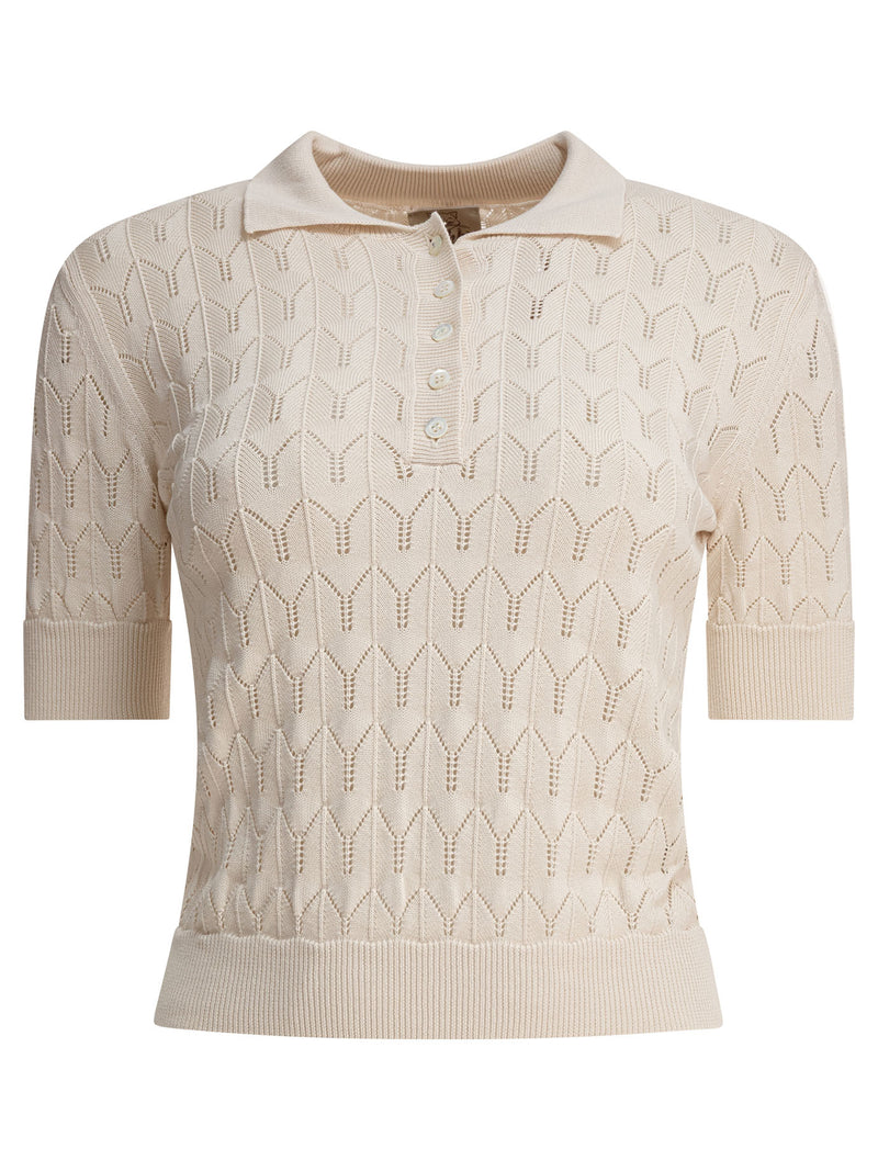 Rakku Polo Rakku para mujer, algodón, color beige - World Class Fashion