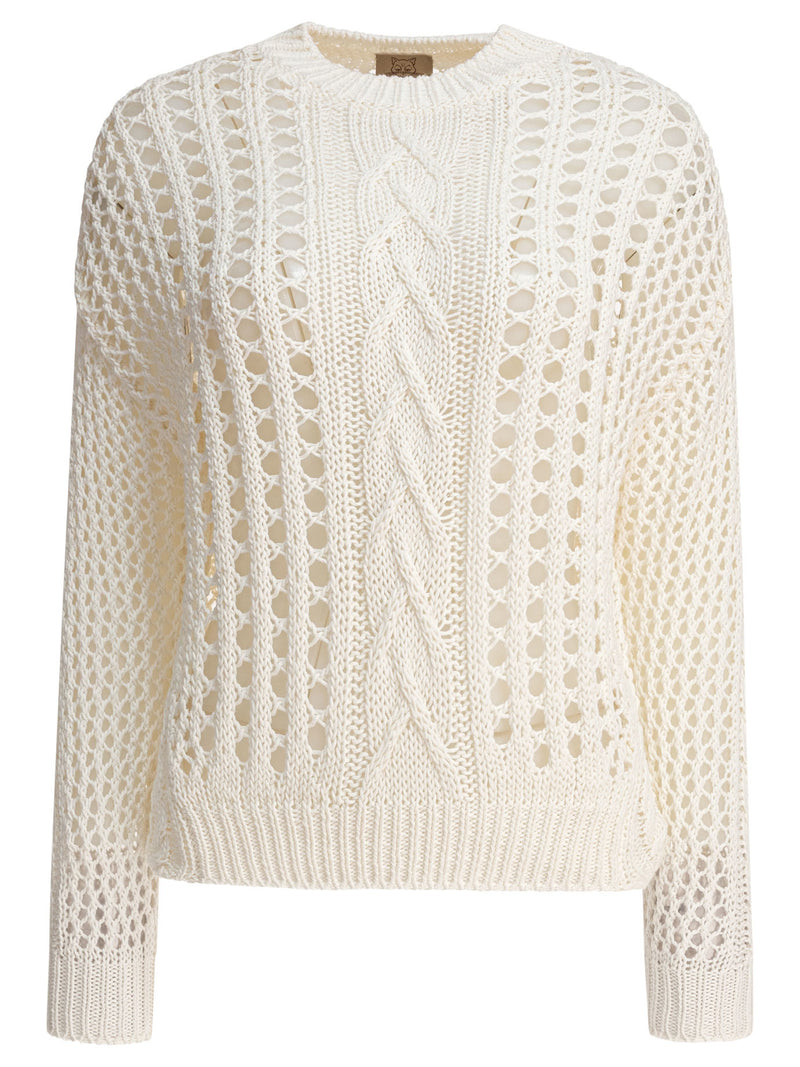 Rakkì Rakkì Summer Breathless White Knitwear Women - World Class Fashion