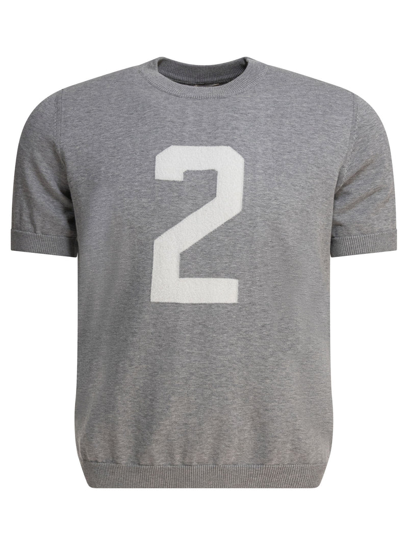 Rakku Rakku T-CROWN NMGRIGIO MELANGE Camiseta gris para hombre - World Class Fashion