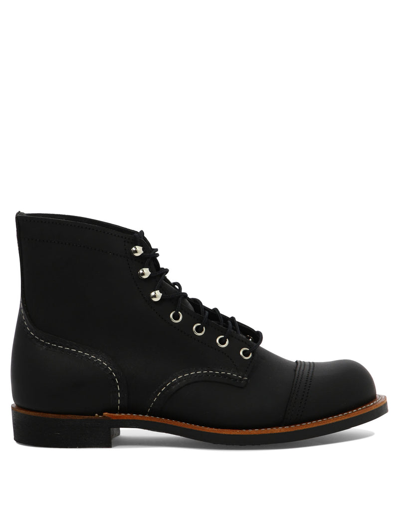 Red Wing Shoes Red Wing Shoes Iron Ranger Ankle Boots Black - World Class Fashion
