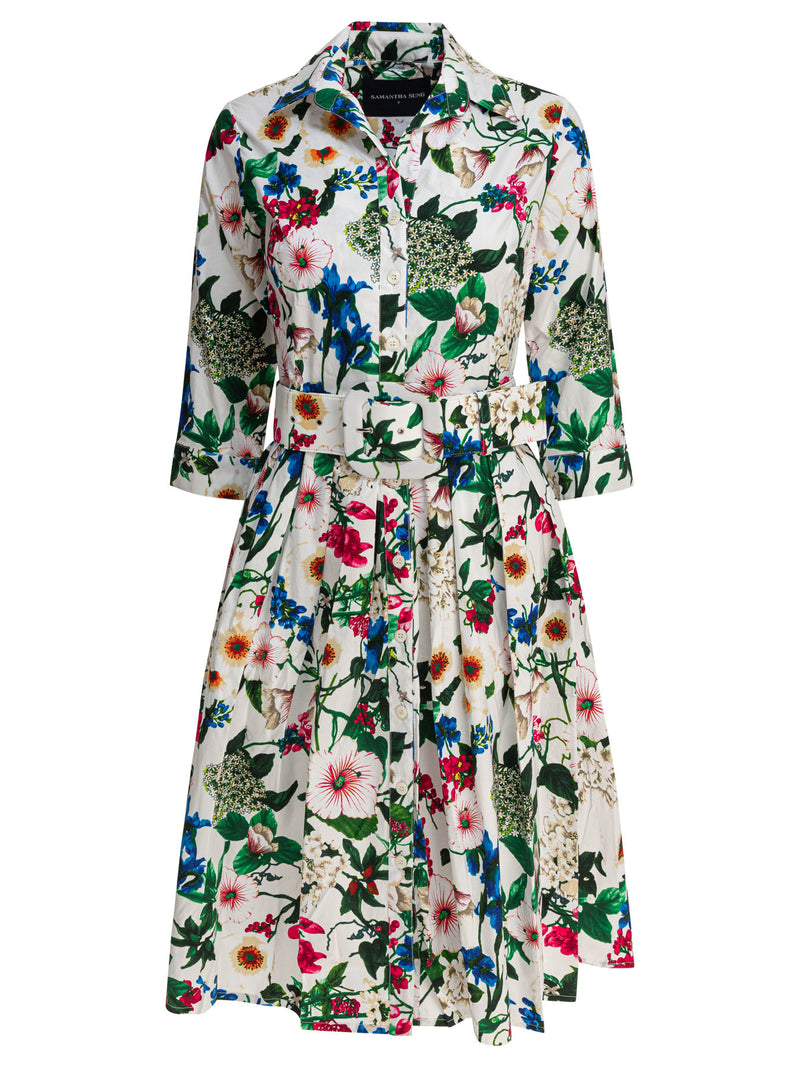 Samantha Sung Samantha Sung Audrey Vestido Blanco Florentino - World Class Fashion