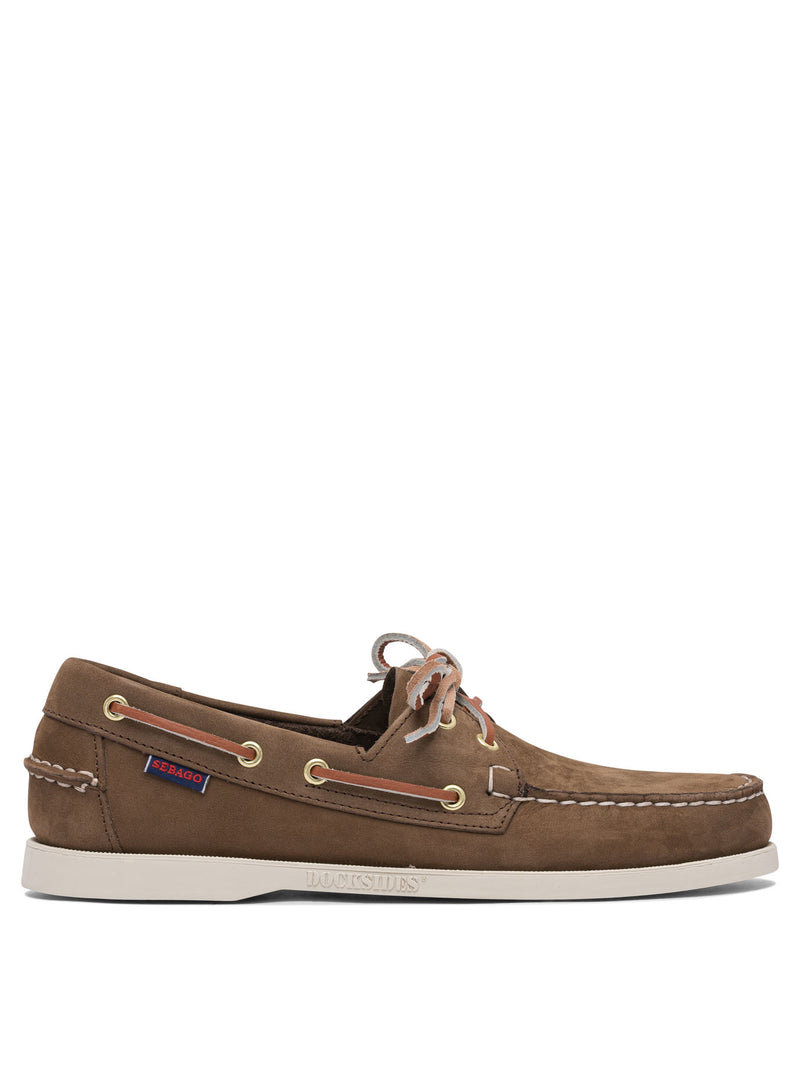 Sebago Mocasines de ante Sebago marrones para hombre - World Class Fashion