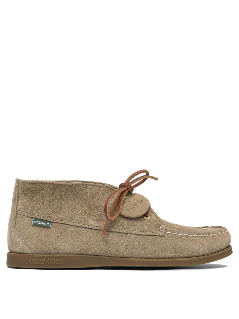 Sebago Mocasines Sebago de ante beige para hombre - World Class Fashion