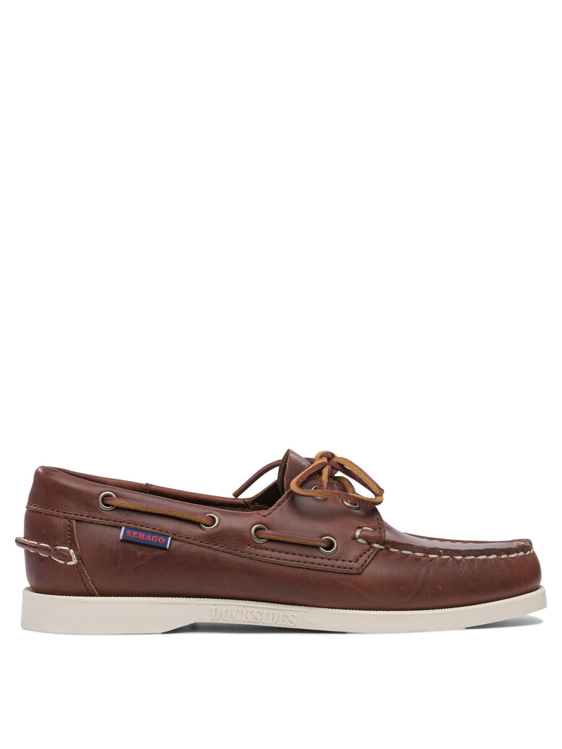 Sebago Sebago Women's Leather Loafers Brown - World Class Fashion