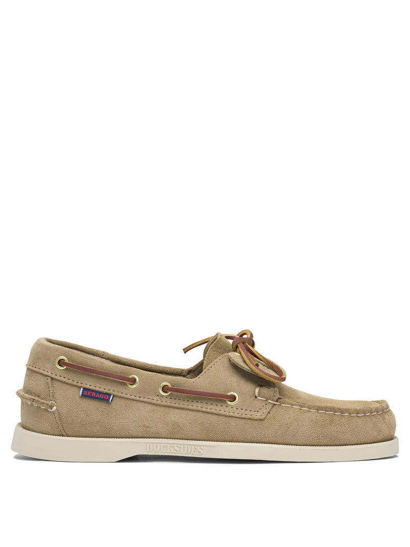 Sebago Mocasines de ante beige para hombre Sebago - World Class Fashion