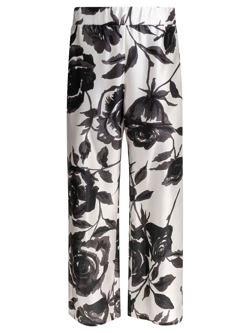 Sleep No More Sleep No More Pantalones de Seda Blancos Mujer - World Class Fashion