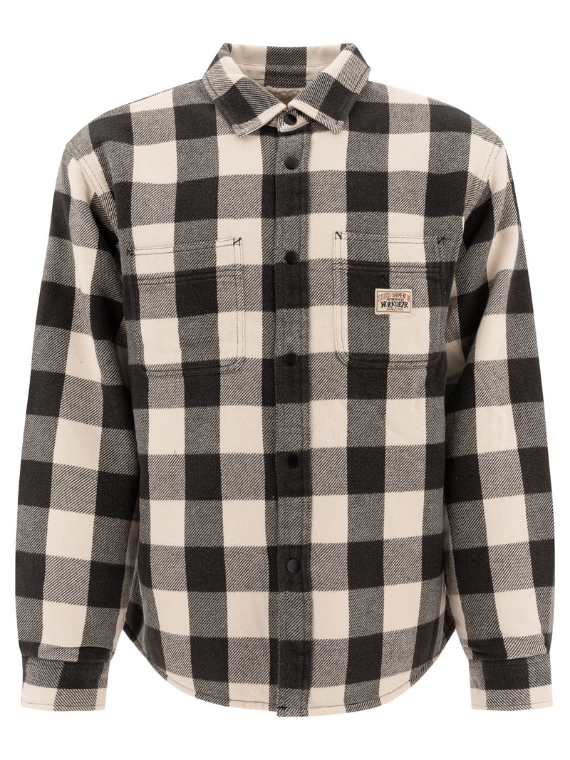 Stüssy Stüssy Check Overshirt Black Men - World Class Fashion