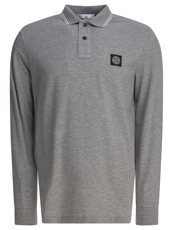 Stone Island Organic Cotton Piqué Polo Shirt