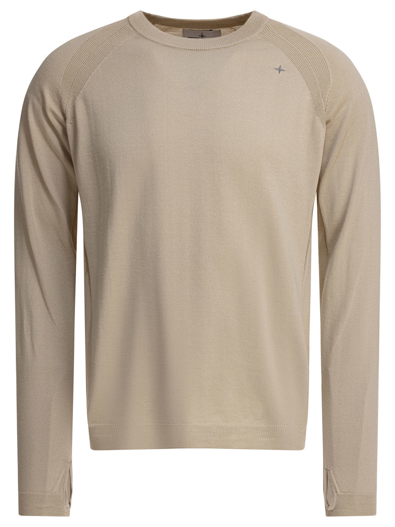 Stone Island Stone Island Men's Knitwear Beige - World Class Fashion