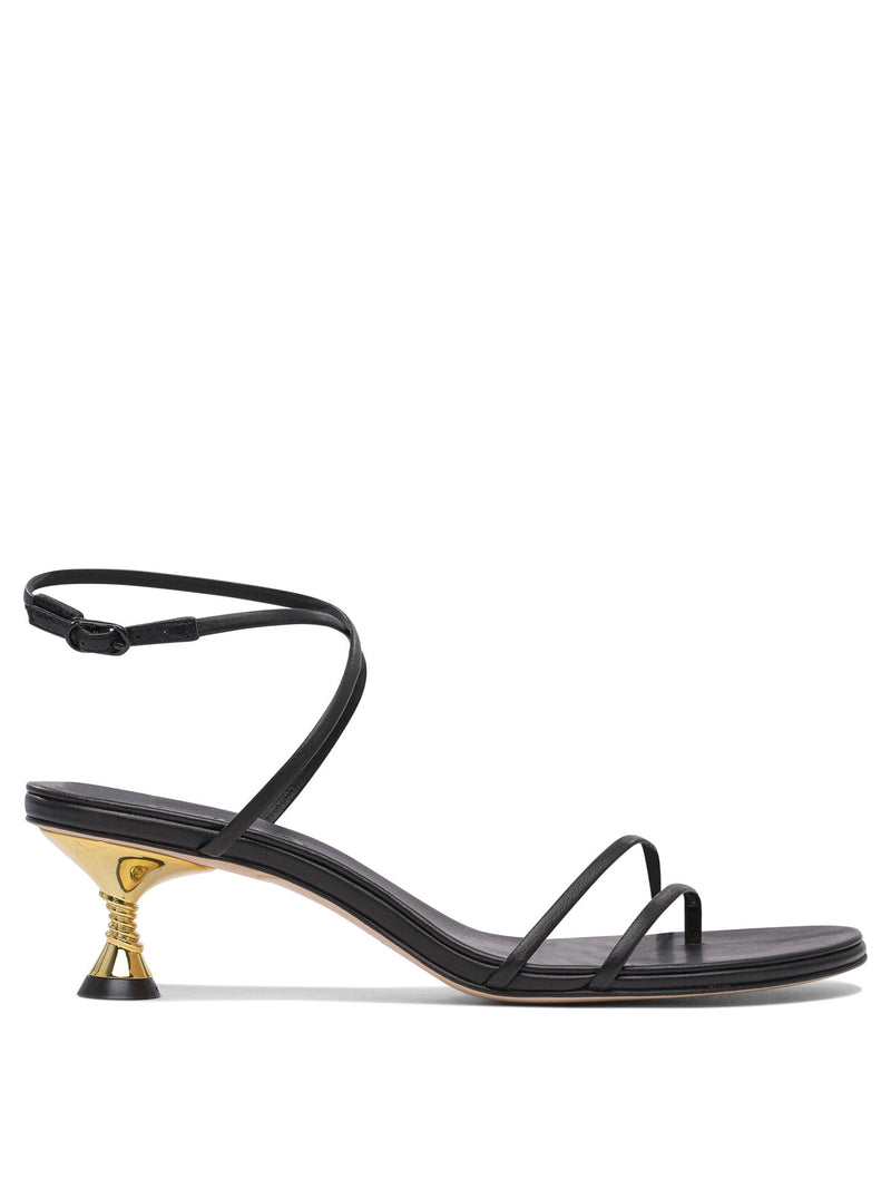 Studio Amelia Studio Amelia Leather Sandals Black Women - World Class Fashion