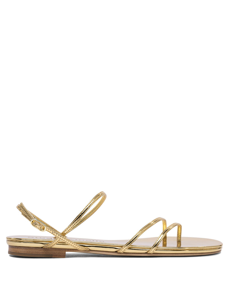 Studio Amelia Studio Amelia Helix Flat Sandals Gold Women - World Class Fashion