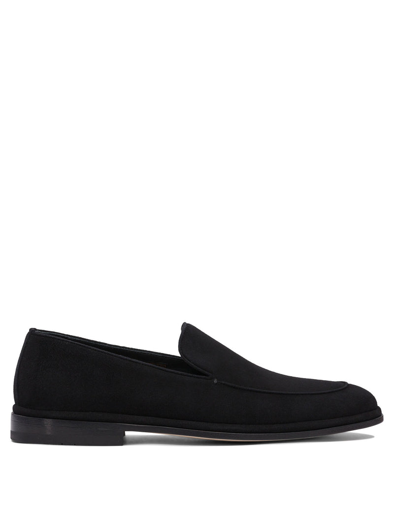 Sturlini Mocasines de piel negros para hombre Sturlini U0401NERO - World Class Fashion