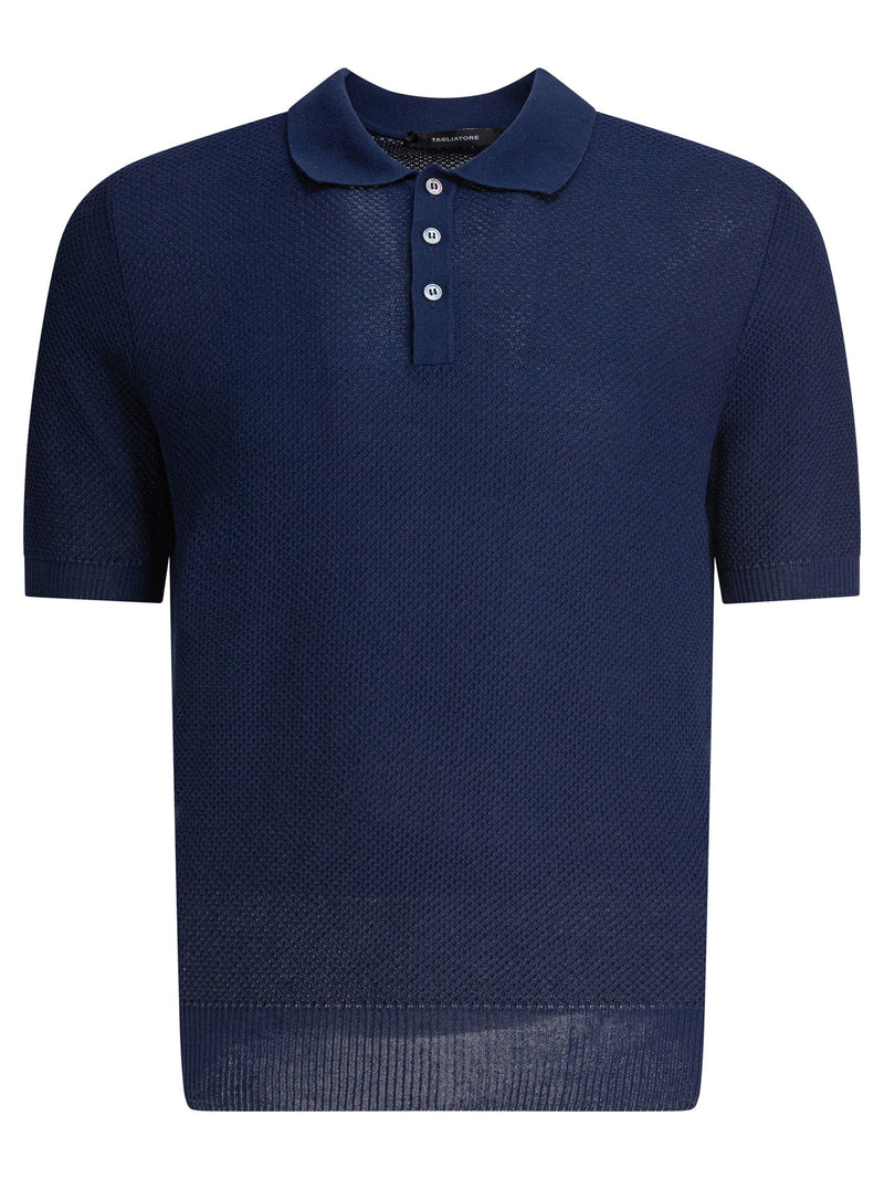 Tagliatore Tagliatore Men Polo Shirt Blue - World Class Fashion