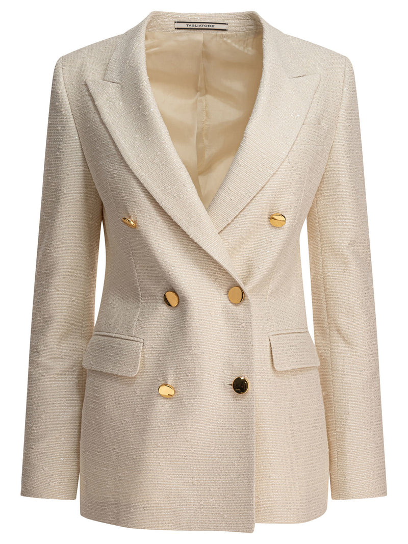 Tagliatore Chaqueta blanca de mujer Tagliatore J-PARIGI - World Class Fashion
