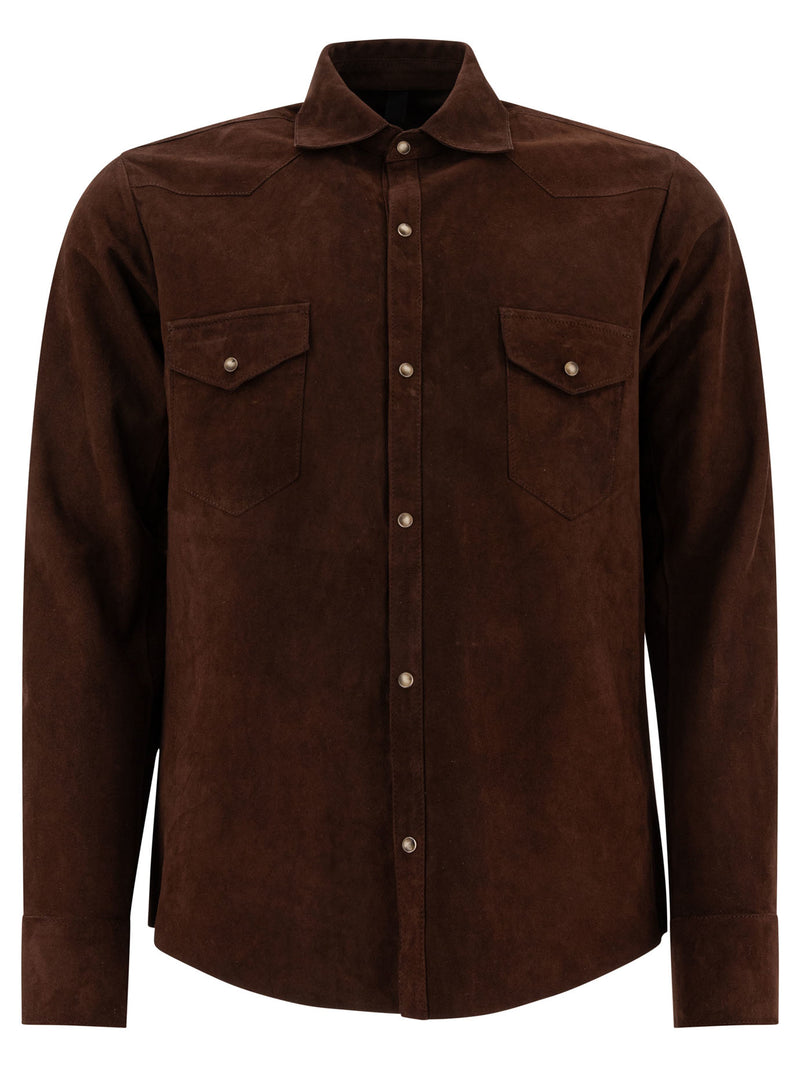 Tagliatore Tagliatore Wayne Lamb Leather Jacket Brown Men - World Class Fashion