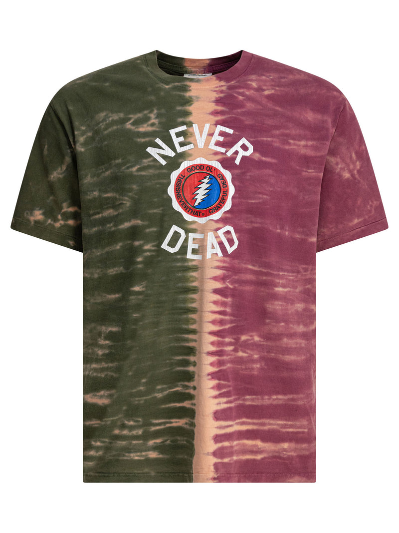 Thisisneverthat Camiseta Thisisneverthat Gd Never Dead Verde Hombre - World Class Fashion