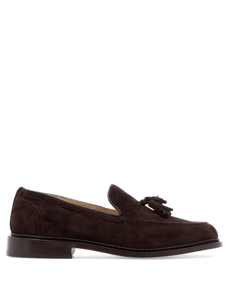 Tricker'S Mocasines Tricker's Elton de piel marrón café para hombre - World Class Fashion
