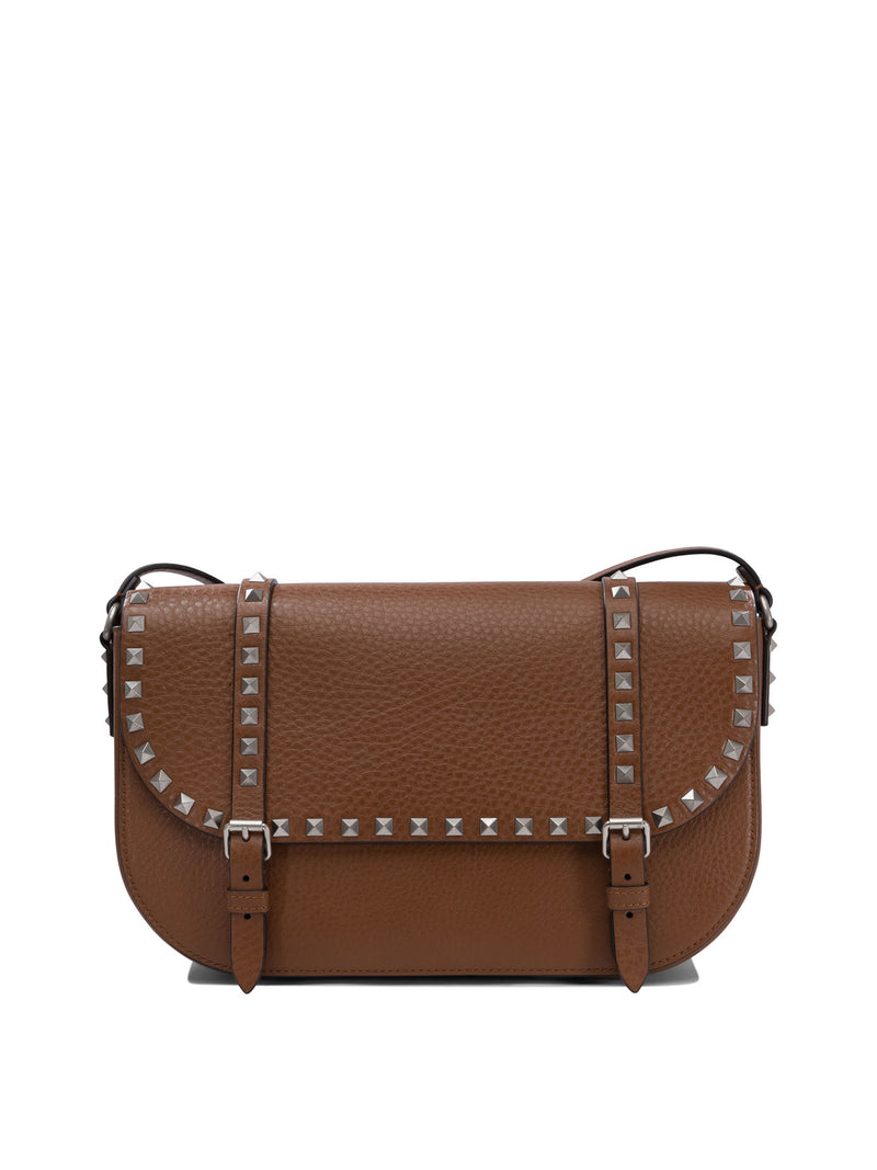 Valentino Garavani Valentino Garavani Rockstud Bolso Bandolera Marrón Hombre - World Class Fashion