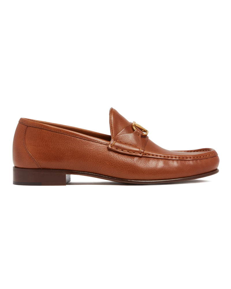 Valentino Garavani Mocasines Valentino Garavani Vlogo Marrones para Hombre - World Class Fashion