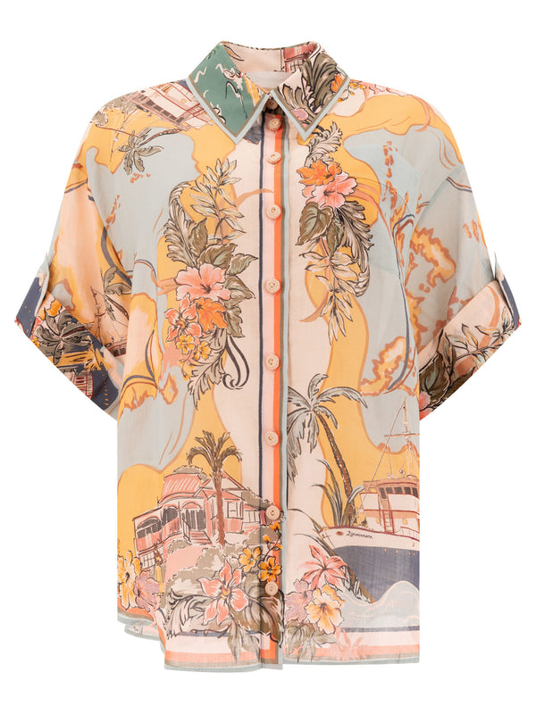 Zimmermann Tallow Relaxed Shirt