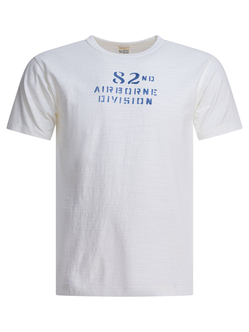 Buzz Rickson'S Camiseta Buzz Rickson'S 82nd Airborne Division Blanca para Hombre - World Class Fashion