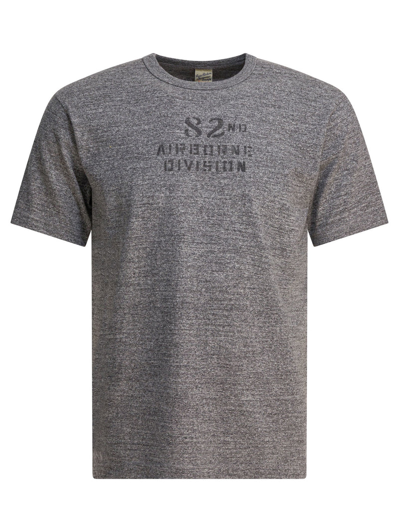 Buzz Rickson'S Camiseta gris de la 82.ª División Aerotransportada de Buzz Rickson's - World Class Fashion