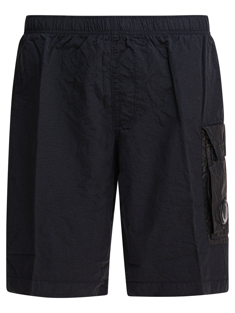 C.P. Company C.P. Company Bañador Cargo de Nylon Negro - World Class Fashion