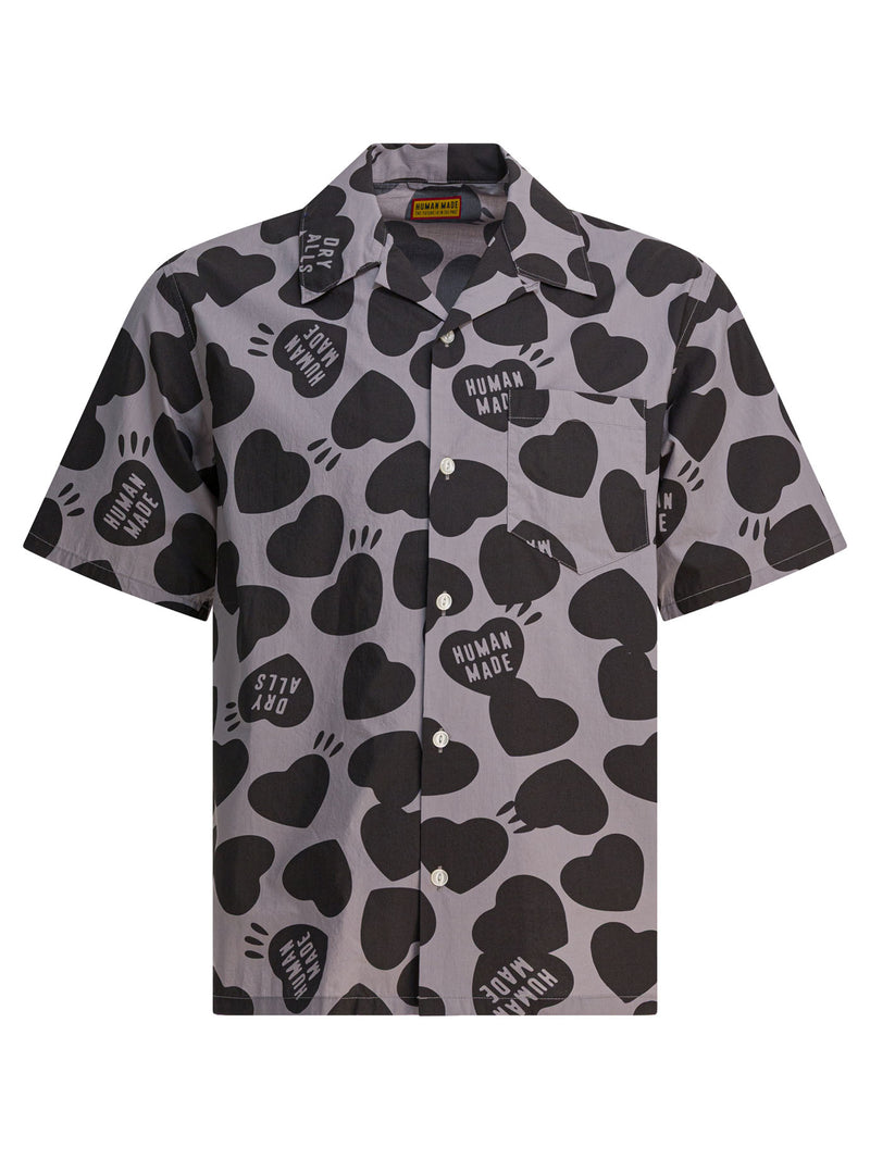 Human Made Human Made Heart Vacation Shirt Gray - World Class Fashion