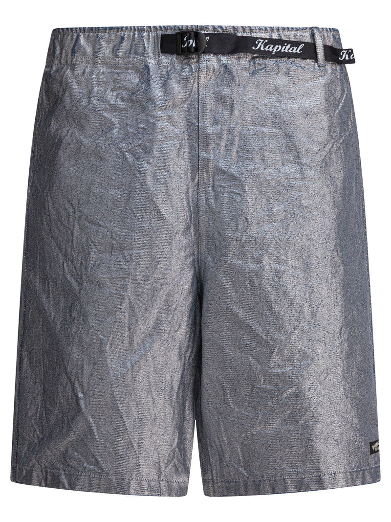 Kapital Kapital Silver Cotton Trousers Men - World Class Fashion