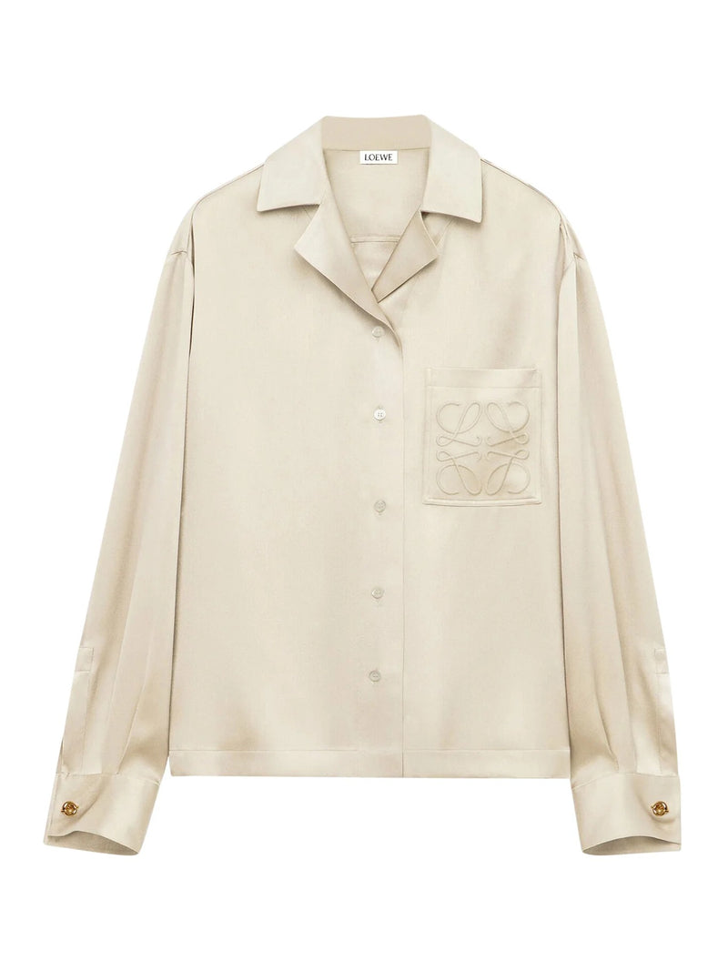 Loewe Loewe Silk Shirt White Women - World Class Fashion