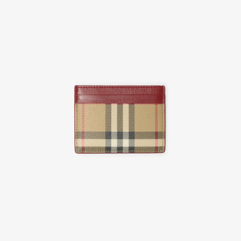 Burberry Burberry Check Card Holder Beige Women - World Class Fashion