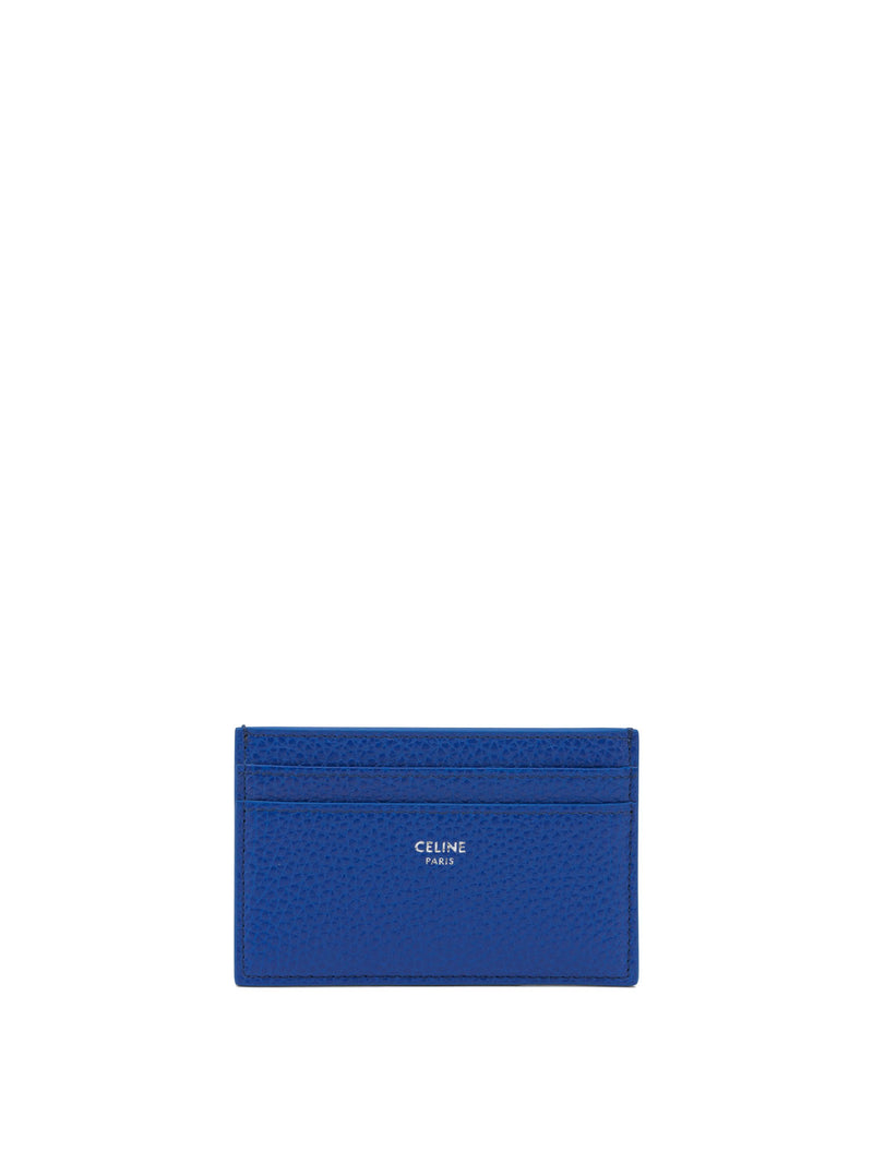 Celine Cartera Celine para hombre, piel de becerro azul - World Class Fashion