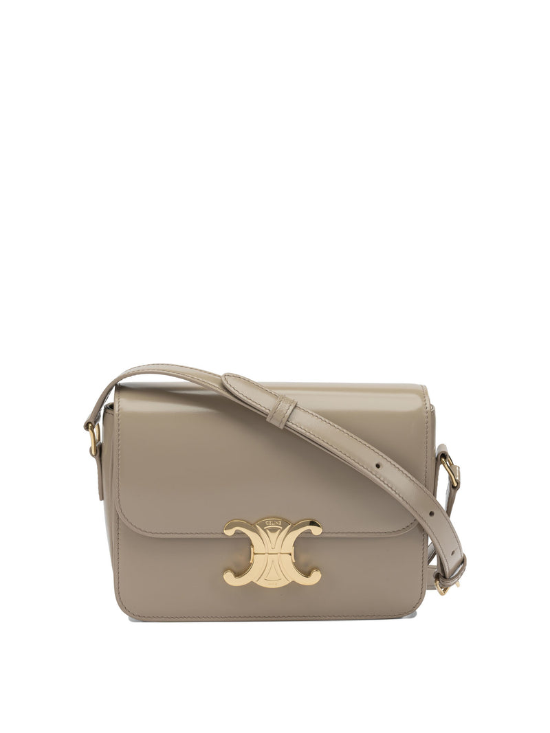 Celine Celine Women Crossbody Bag Beige Calf Leather - World Class Fashion