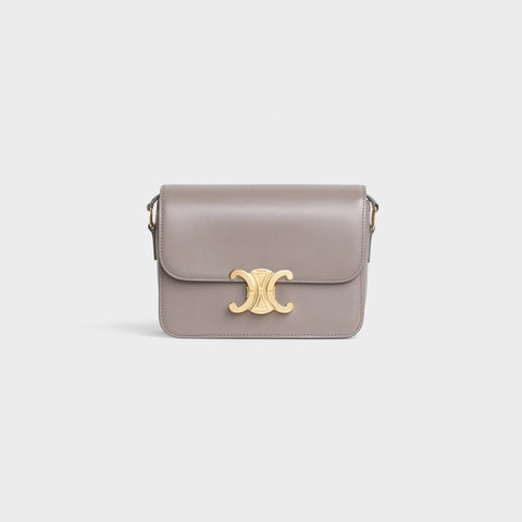 Celine Celine Teen Triomphe Mini Crossbody Bag Beige - World Class Fashion