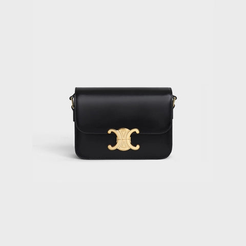 Celine Bolso cruzado Celine Teen Triomphe Mini negro - World Class Fashion