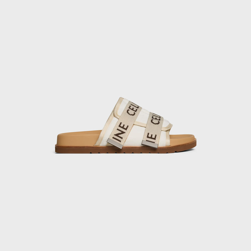 Celine Celine Pitea Slide Sandals Beige Men - World Class Fashion
