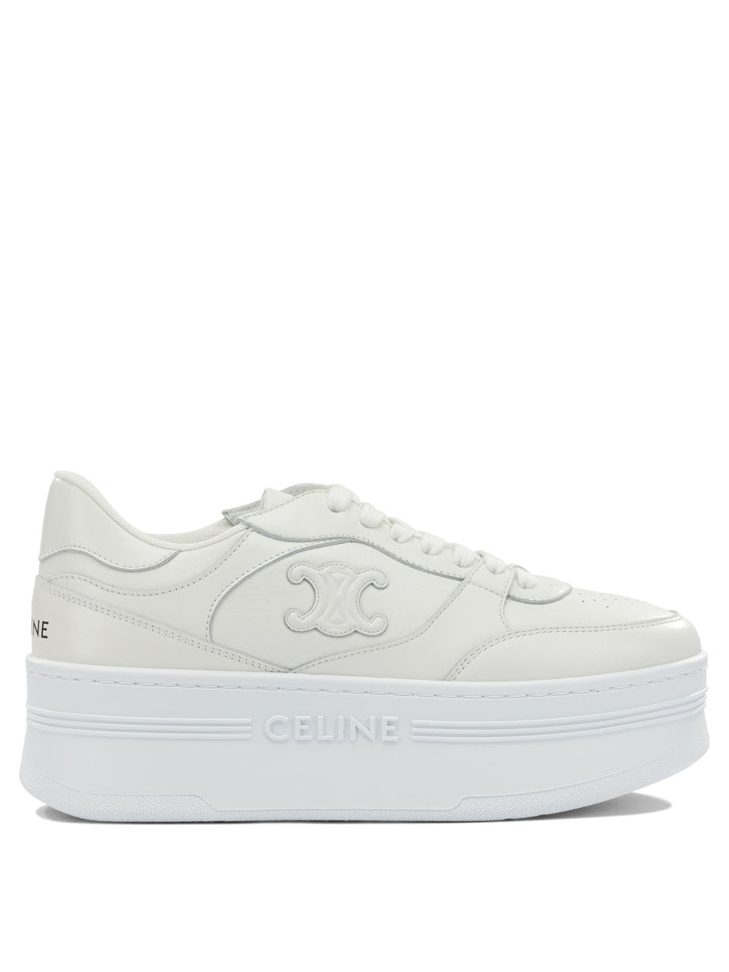 Celine Celine Block Wedge Sneakers White Women - World Class Fashion