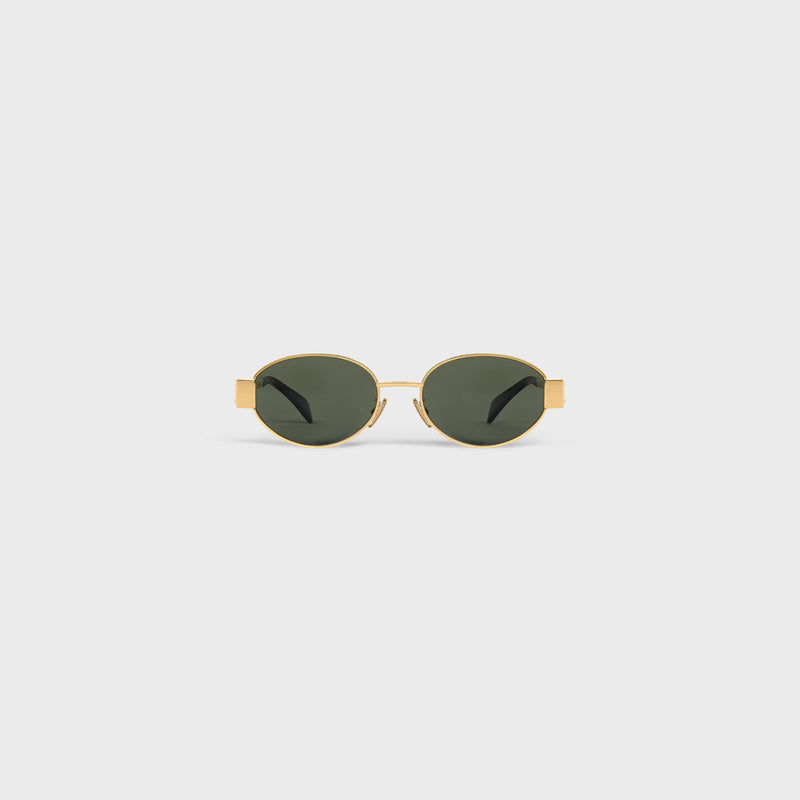 Celine Celine Triomphe Metal 01 Sunglasses Gold Women - World Class Fashion